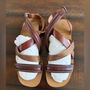 Brown Leather Sandals